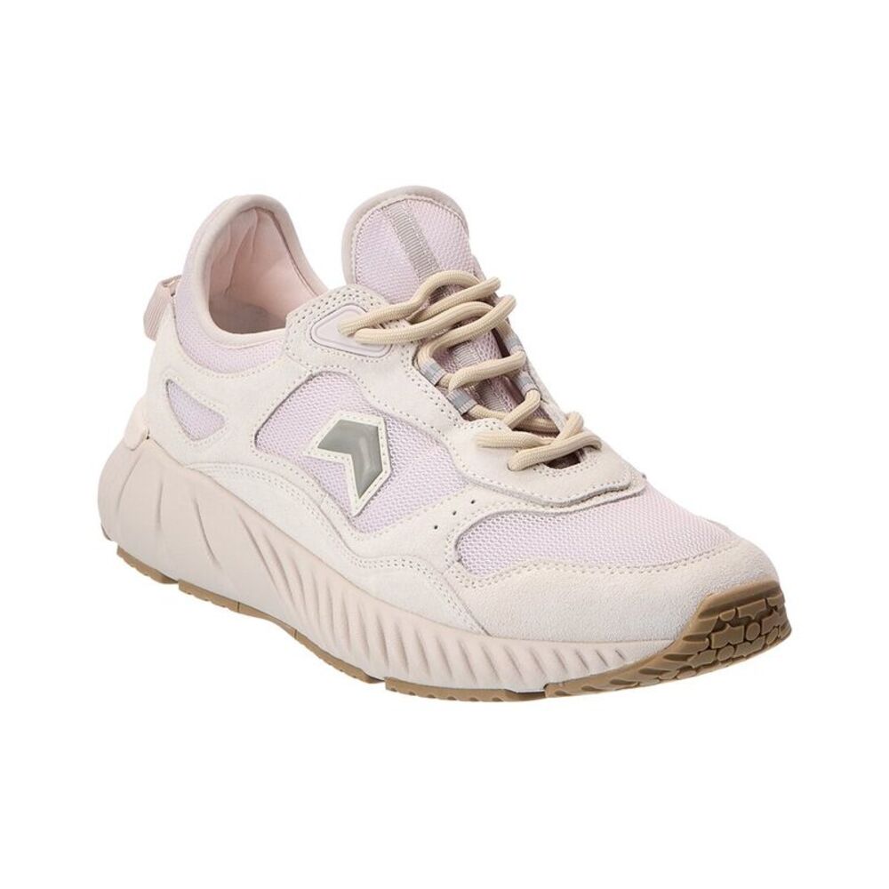Isabel Marant Ewie Leather & Mesh Sneaker, White